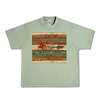 Oil Green arrow wooden sunflower Urban Heavy Tee - Artiststas