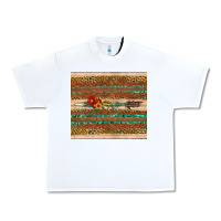 White arrow wooden sunflower Urban Heavy Tee - Artiststas