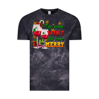Cloud Black The more wine the more merry Vintage Tee - AdoDesignShop