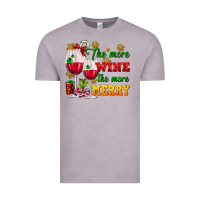 The More Wine The More Merry Vintage Tee | Teevron