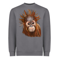 Storm baby orangutan Heavyweight Sweatshirt - LillyAllenDesigns