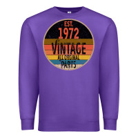 Purple est. 1972 MADE IN 1972 ALL ORIGINAL PARTS all orginal parts Premium Sweatshirt - Bettercallsaul