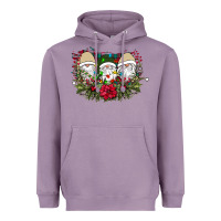 Lavender Christmas Gnomes Heavyweight Hoodie - Bettercallsaul
