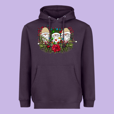 Christmas Gnomes Heavyweight Hoodie Designed By Bettercallsaul