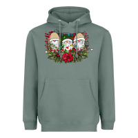 Sage Christmas Gnomes Heavyweight Hoodie - Bettercallsaul