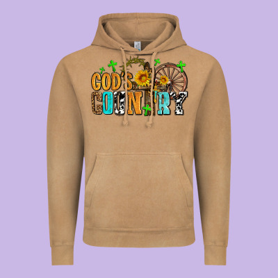 Gods Country Vintage Hoodie Designed By Adodesignshop