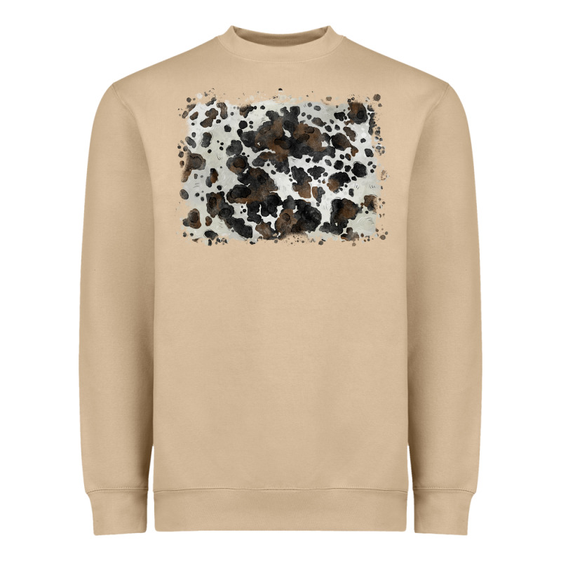 Cowhide Background Heavyweight Sweatshirt by BarkalooDesign | Teevron