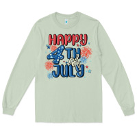 Matcha happy 4th of july Long Sleeve Tee - MaliasSmallBusiness