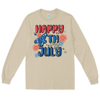 Mushroom happy 4th of july Long Sleeve Tee - MaliasSmallBusiness