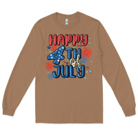 Toasted Coconut happy 4th of july Long Sleeve Tee - MaliasSmallBusiness