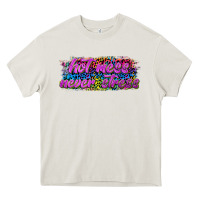Cream hot mess never stress Heavy Core Tee - texasbilliewilder