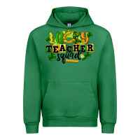 Emerald Lucky Teacher Squad St. Patrick's Day Urban Hoodie - CowGirlArtShop