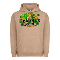 Pigment Burro Lucky Teacher Squad St. Patrick's Day Urban Hoodie - CowGirlArtShop