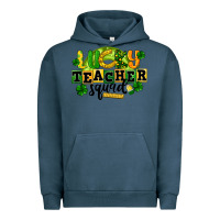 Pigment Midnight Navy Lucky Teacher Squad St. Patrick's Day Urban Hoodie - CowGirlArtShop