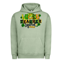 Pigment Oil Green Lucky Teacher Squad St. Patrick's Day Urban Hoodie - CowGirlArtShop