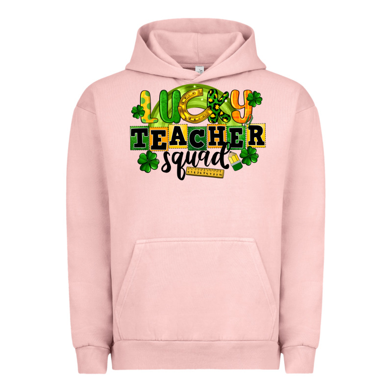Lucky Teacher Squad St. Patrick's Day Urban Hoodie by CowGirlArtShop | Teevron