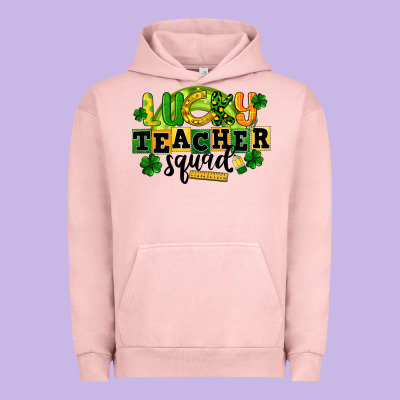 Lucky Teacher Squad St. Patrick's Day Urban Hoodie Designed By Cowgirlartshop