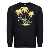 Black Tropical Paradise Premium Sweatshirt - Bettercallsaul