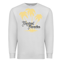 Dove Grey Tropical Paradise Premium Sweatshirt - Bettercallsaul