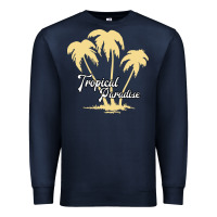 Navy Tropical Paradise Premium Sweatshirt - Bettercallsaul