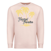 Pale Pink Tropical Paradise Premium Sweatshirt - Bettercallsaul
