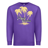 Purple Tropical Paradise Premium Sweatshirt - Bettercallsaul