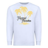 White Tropical Paradise Premium Sweatshirt - Bettercallsaul