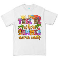 White take me where summer never ends Premium Tee - Zillion Design Studio