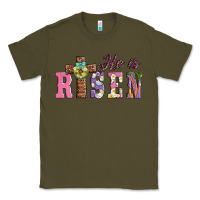 Army Green easter he ıs risen Classic Tee - AdoDesignShop