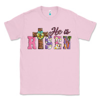 Bubblegum Pink easter he ıs risen Classic Tee - AdoDesignShop