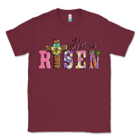 Burgundy easter he ıs risen Classic Tee - AdoDesignShop