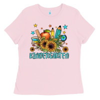 Bubblegum Pink kindergarten Ladies Tee - JahusDesignShop