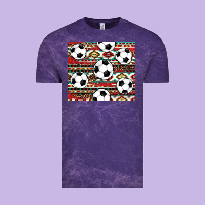 Western Soccer Vintage Tee Designed By Adodesignshop