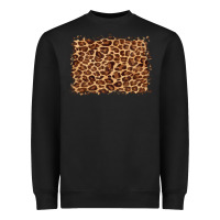 Black leopard background Heavyweight Sweatshirt - BarkalooDesign