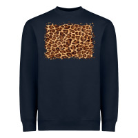 Navy leopard background Heavyweight Sweatshirt - BarkalooDesign