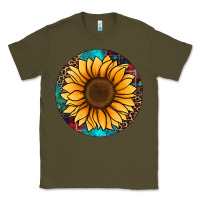 Army Green sunflower christmas ornament Classic Tee - Jasminsmagicworld