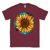 Burgundy sunflower christmas ornament Classic Tee - Jasminsmagicworld