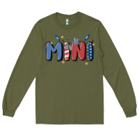 Army Green 4th july mini Long Sleeve Tee - MaliasSmallBusiness