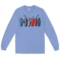 Colony Blue 4th july mini Long Sleeve Tee - MaliasSmallBusiness