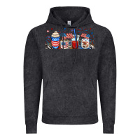 Vintage Black 4th of july coffe cups Vintage Hoodie - RanaPortraitStore