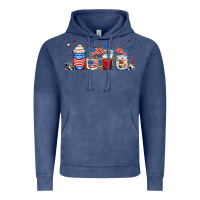 Vintage Denim 4th of july coffe cups Vintage Hoodie - RanaPortraitStore