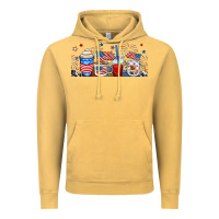 Vintage Mustard 4th of july coffe cups Vintage Hoodie - RanaPortraitStore