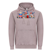 Vintage Zinc 4th of july coffe cups Vintage Hoodie - RanaPortraitStore