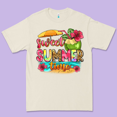 Sweet Summer Time Premium Tee Designed By Zillion Design Studio