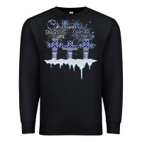 Black Christmas Christ Begins With Premium Sweatshirt - Bettercallsaul