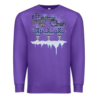 Purple Christmas Christ Begins With Premium Sweatshirt - Bettercallsaul