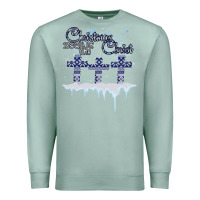 Seafoam Christmas Christ Begins With Premium Sweatshirt - Bettercallsaul