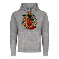 Cloud Rock Christmas Cowboy Boots Vintage Hoodie - JahusDesignShop