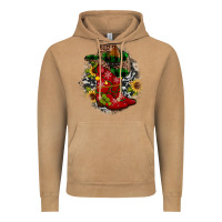 Vintage Camel Christmas Cowboy Boots Vintage Hoodie - JahusDesignShop