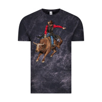 Cloud Black western cowboy Vintage Tee - AdoDesignShop